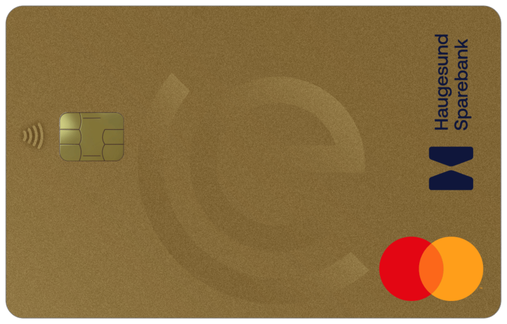 Et Mastercard Gold fra Haugesund Sparebank